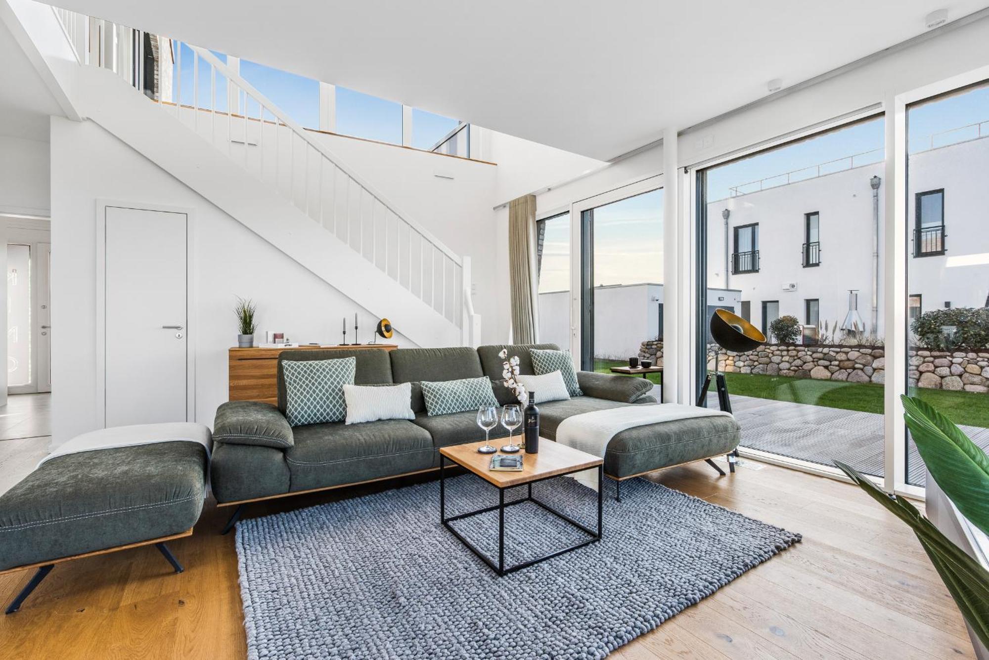 Villa King Erste Lage, Dachterrasse, Meerblick, Carport, Kamin, Sauna, Terrasse, Aussenrolllaeden Олпениц Екстериор снимка