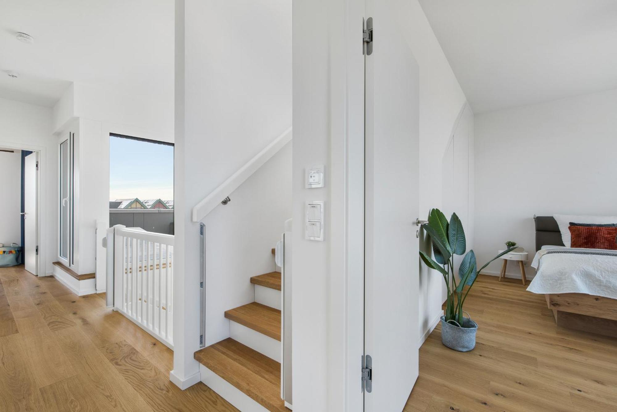 Villa King Erste Lage, Dachterrasse, Meerblick, Carport, Kamin, Sauna, Terrasse, Aussenrolllaeden Олпениц Екстериор снимка