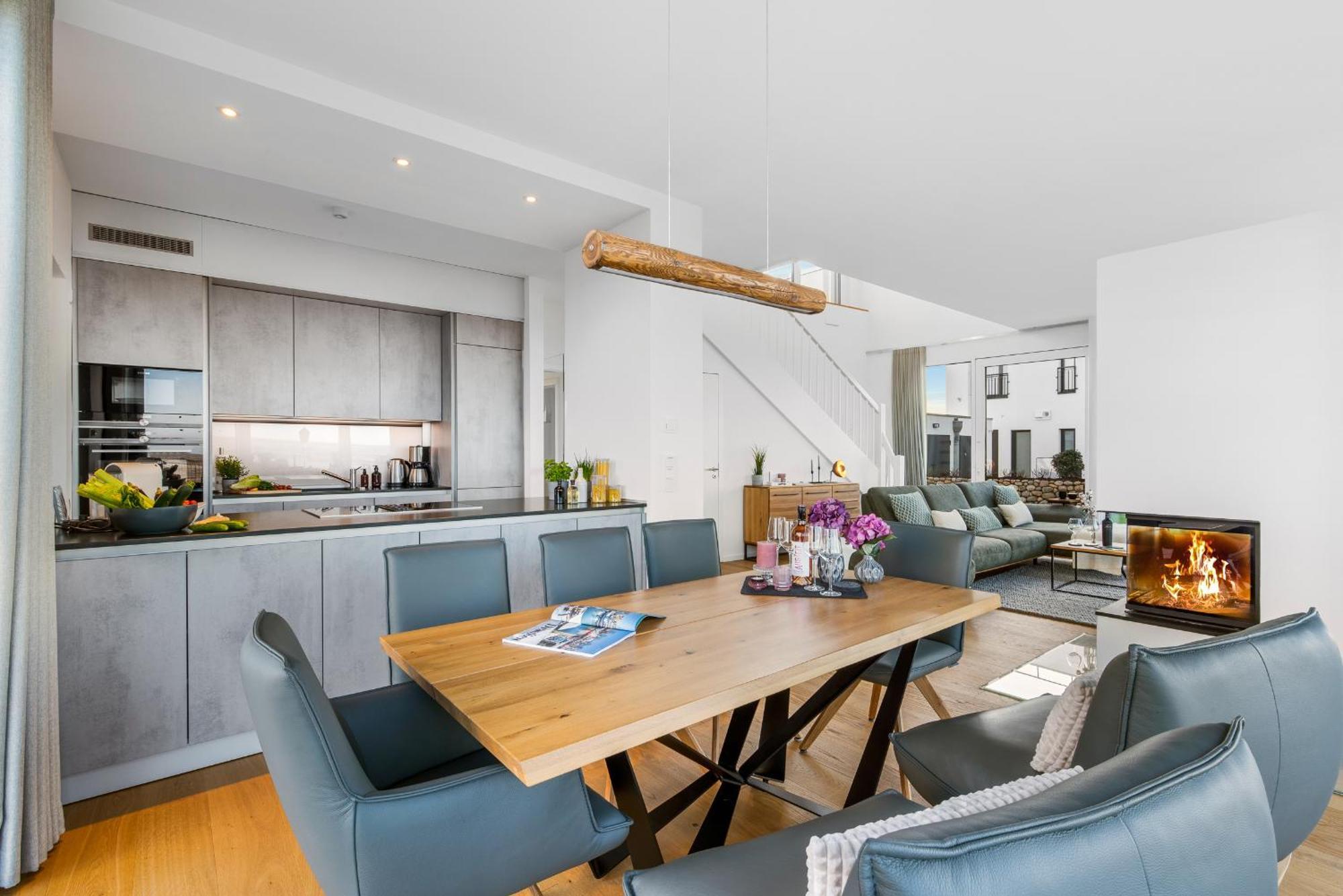 Villa King Erste Lage, Dachterrasse, Meerblick, Carport, Kamin, Sauna, Terrasse, Aussenrolllaeden Олпениц Екстериор снимка