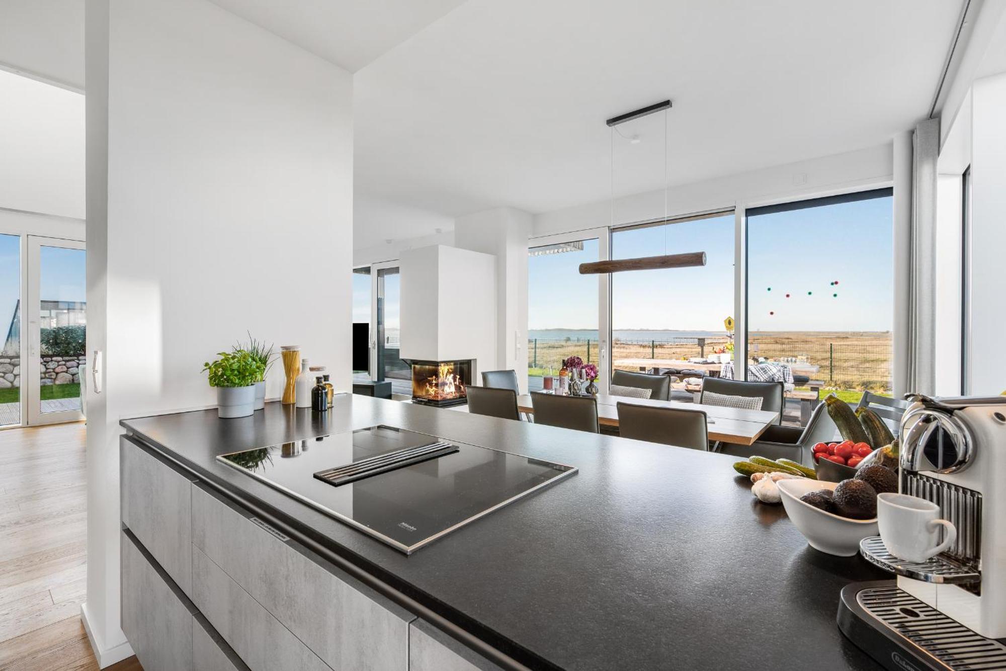 Villa King Erste Lage, Dachterrasse, Meerblick, Carport, Kamin, Sauna, Terrasse, Aussenrolllaeden Олпениц Екстериор снимка